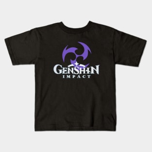 Electro big emblem genshin impact Kids T-Shirt